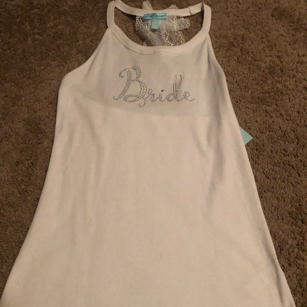 Bride Tank Top Betsy Johnson